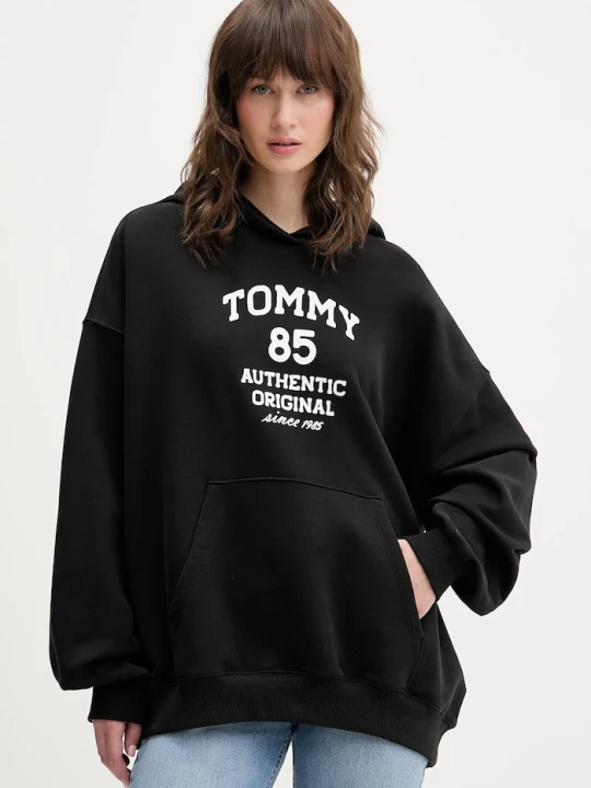Zdjęcie produktu Tommy Jeans bluza bawełniana czarny