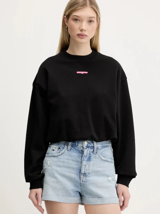 Zdjęcie produktu Tommy Jeans bluza bawełniana czarny