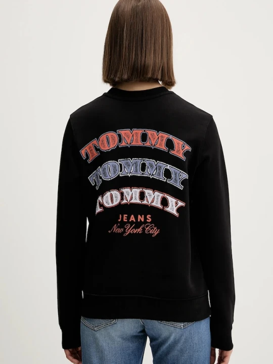 Zdjęcie produktu Tommy Jeans bluza bawełniana czarny