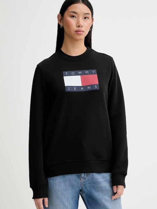 Zdjęcie produktu Tommy Jeans bluza bawełniana czarny