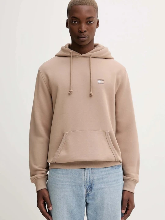 Zdjęcie produktu Tommy Jeans bluza bawełniana brązowy