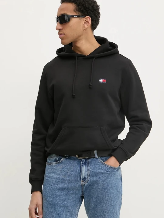 Zdjęcie produktu Tommy Jeans bluza bawełniana czarny