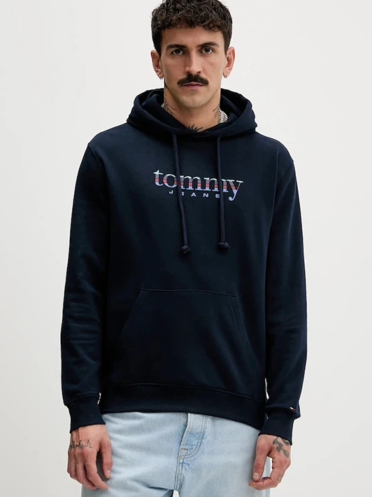 Zdjęcie produktu Tommy Jeans bluza bawełniana granatowy