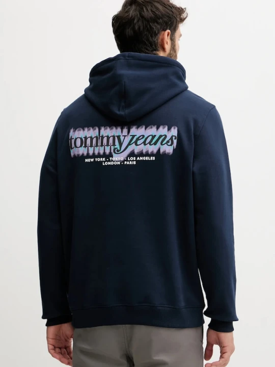Zdjęcie produktu Tommy Jeans bluza bawełniana granatowy