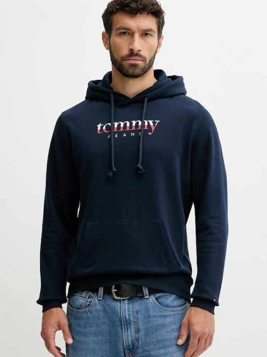 Zdjęcie produktu Tommy Jeans bluza bawełniana granatowy
