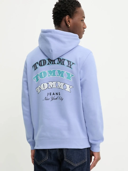 Zdjęcie produktu Tommy Jeans bluza bawełniana niebieski