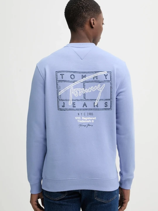 Zdjęcie produktu Tommy Jeans bluza bawełniana niebieski