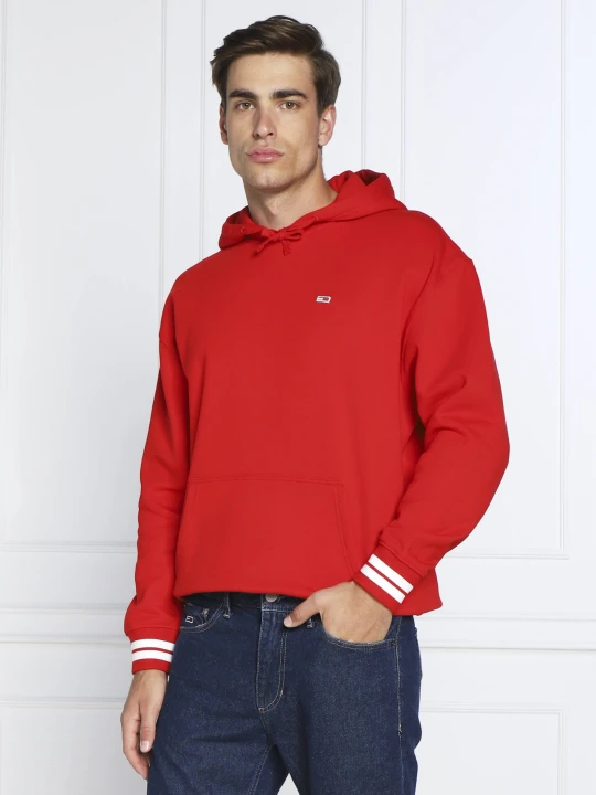Zdjęcie produktu Tommy Jeans Bluza COLLEGE LOGO | Relaxed fit czerwony
