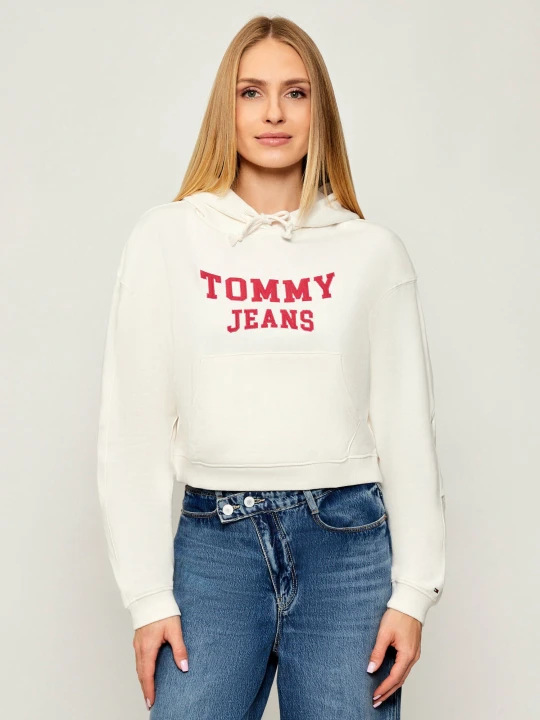 Zdjęcie produktu Tommy Jeans Bluza | Cropped Fit biały