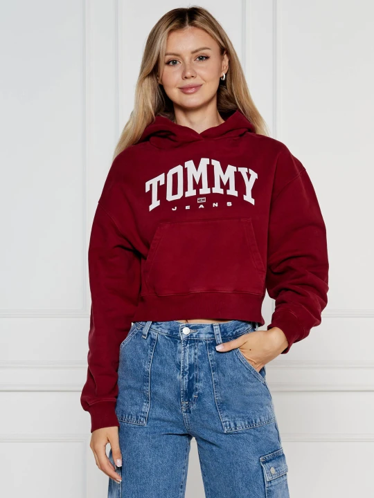 Zdjęcie produktu Tommy Jeans Bluza | Cropped Fit czerwony