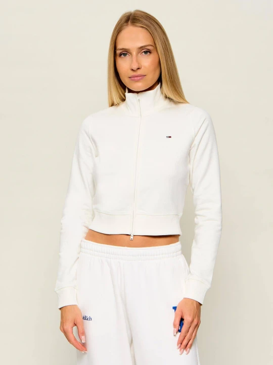 Zdjęcie produktu Tommy Jeans Bluza | Cropped Fit ecru