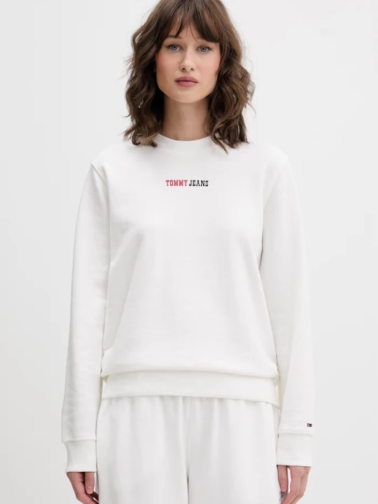 Zdjęcie produktu Tommy Jeans bluza damska bawełniana biały