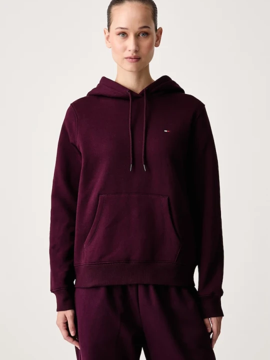 Zdjęcie produktu Tommy Jeans bluza damska z bawełną bordowy