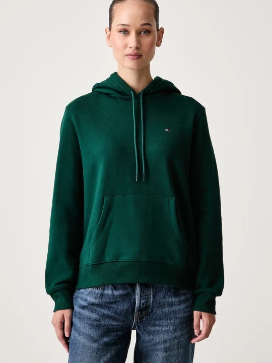 Zdjęcie produktu Tommy Jeans bluza damska z bawełną zielony