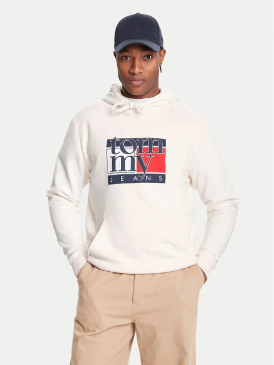 Zdjęcie produktu Tommy Jeans Bluza DM0DM22092 Biały Relaxed Fit