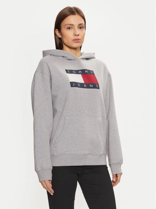 Zdjęcie produktu Tommy Jeans Bluza DW0DW19407 Szary Relaxed Fit