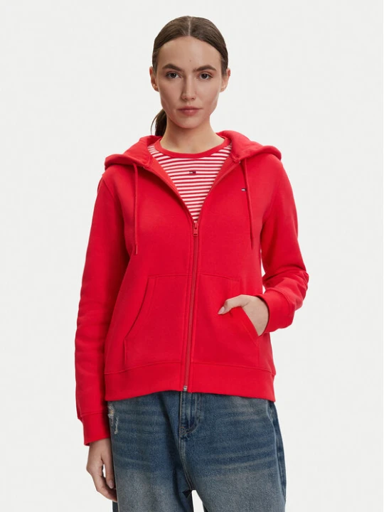 Zdjęcie produktu Tommy Jeans Bluza DW0DW19729 Czerwony Regular Fit