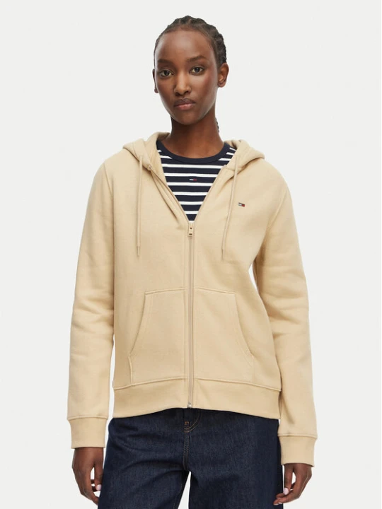 Zdjęcie produktu Tommy Jeans Bluza Flag DW0DW19729 Beżowy Regular Fit
