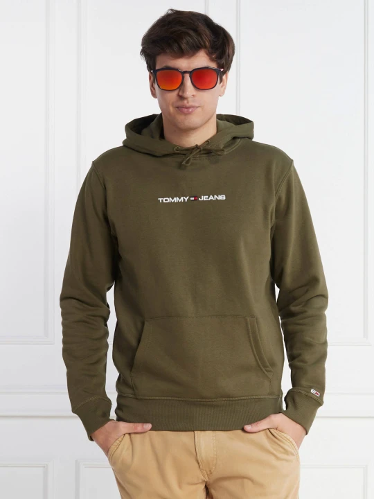 Zdjęcie produktu Tommy Jeans Bluza LINEAR | Regular Fit zielony