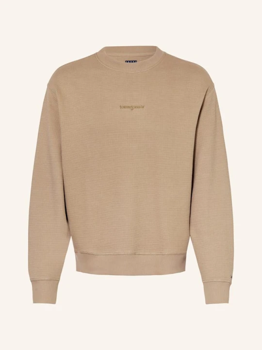 Zdjęcie produktu Tommy Jeans Bluza Nierozpinana beige JASNOBRĄZOWY