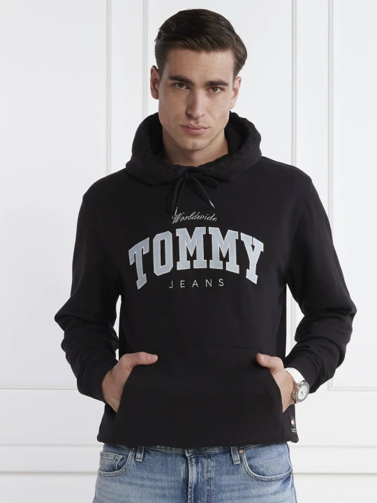 Zdjęcie produktu Tommy Jeans Bluza NY VARSITY | Regular Fit czarny