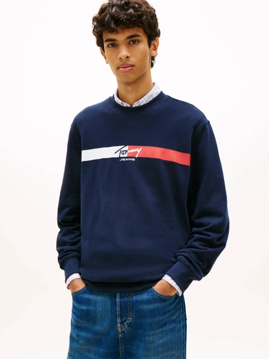 Zdjęcie produktu Tommy Jeans Bluza | Regular Fit granatowy