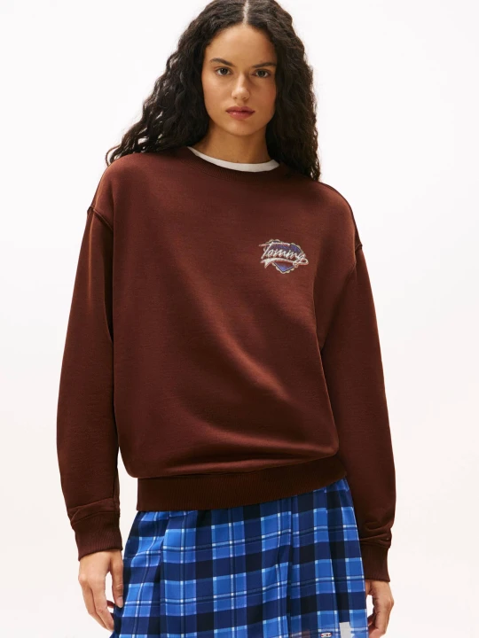 Zdjęcie produktu Tommy Jeans Bluza | Regular Fit bordowy