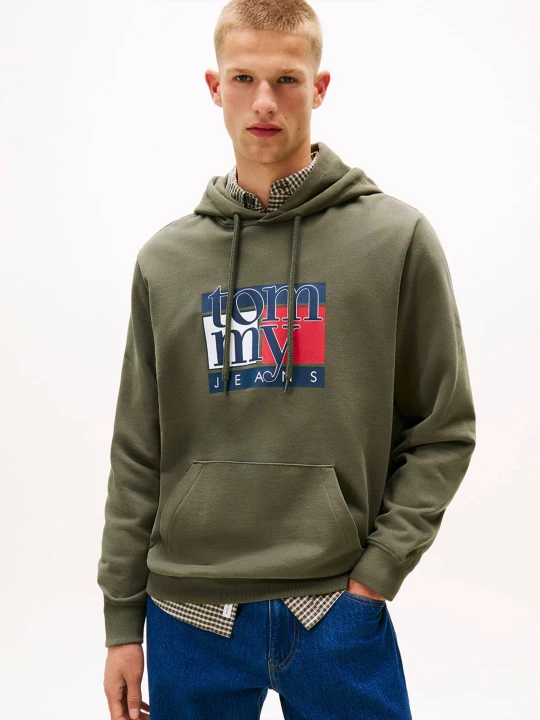Zdjęcie produktu Tommy Jeans Bluza | Regular Fit oliwkowy