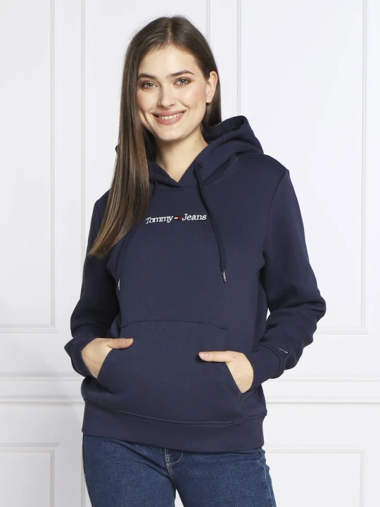 Zdjęcie produktu Tommy Jeans Bluza SERIF LINEAR | Regular Fit granatowy