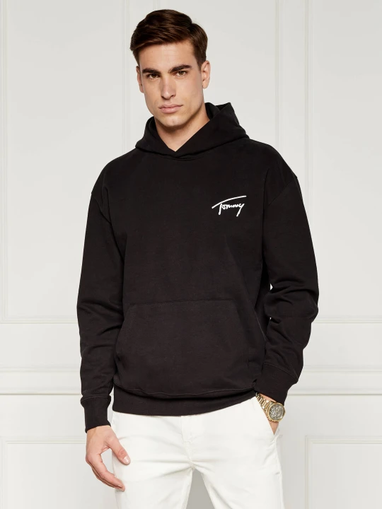 Zdjęcie produktu Tommy Jeans Bluza SIGNATURE | Loose fit czarny