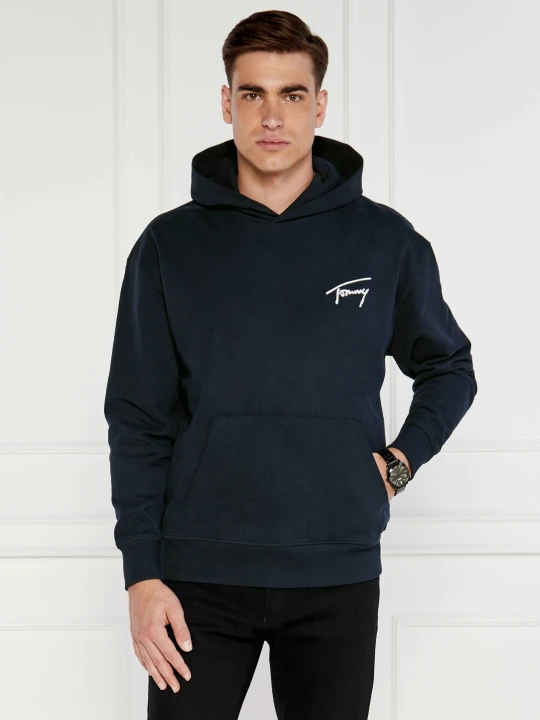 Zdjęcie produktu Tommy Jeans Bluza SIGNATURE | Loose fit granatowy