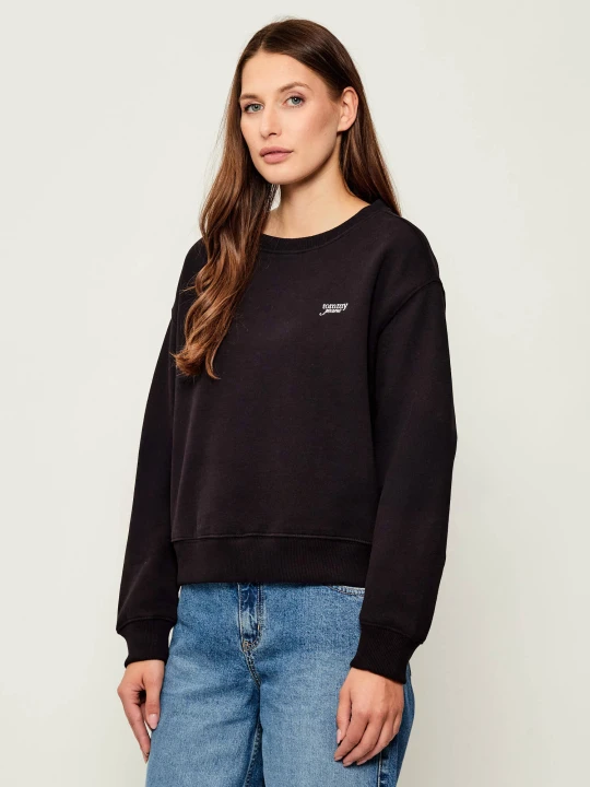 Zdjęcie produktu Tommy Jeans Bluza SILVER SCRIPT | Relaxed fit czarny