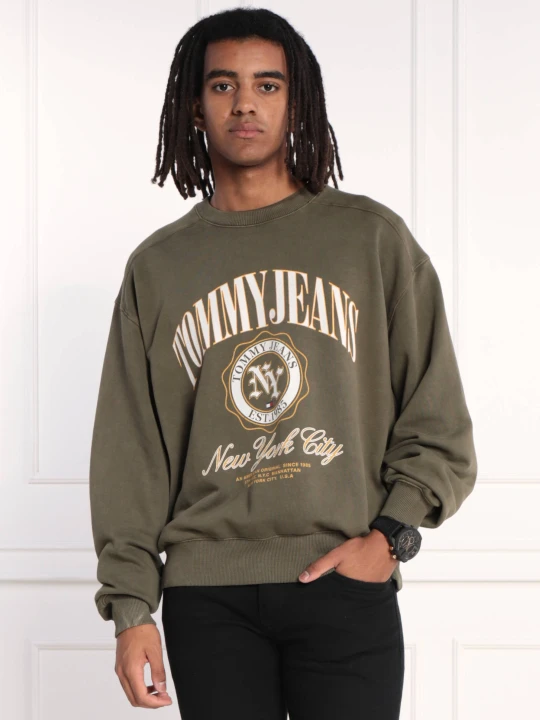Zdjęcie produktu Tommy Jeans Bluza TJM BOXY LUXE VARSITY CREW | Regular Fit