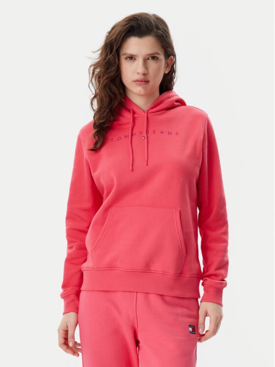 Zdjęcie produktu Tommy Jeans Bluza Tonal Linear DW0DW20304 Różowy Regular Fit