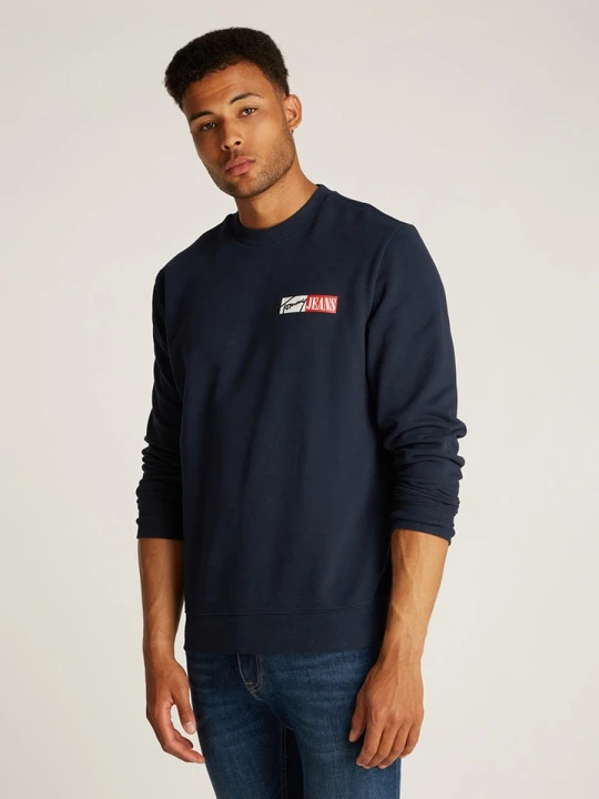Zdjęcie produktu TOMMY JEANS Bluza w kolorze granatowym rozmiar: L