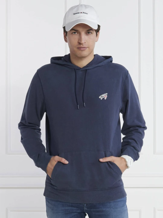Zdjęcie produktu Tommy Jeans Bluza WASHED SIGNATURE | Regular Fit granatowy