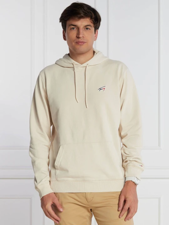 Zdjęcie produktu Tommy Jeans Bluza WASHED SIGNATURE | Regular Fit kremowy