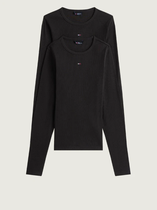 Zdjęcie produktu Tommy Jeans Bluzka 2-pack | Slim Fit czarny
