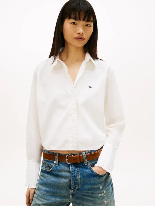 Zdjęcie produktu Tommy Jeans Bluzka Kobiety Bawełna biały
