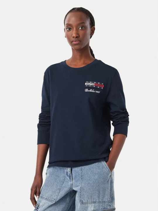 Zdjęcie produktu Tommy Jeans Bluzka DW0DW23807 Granatowy Relaxed Fit