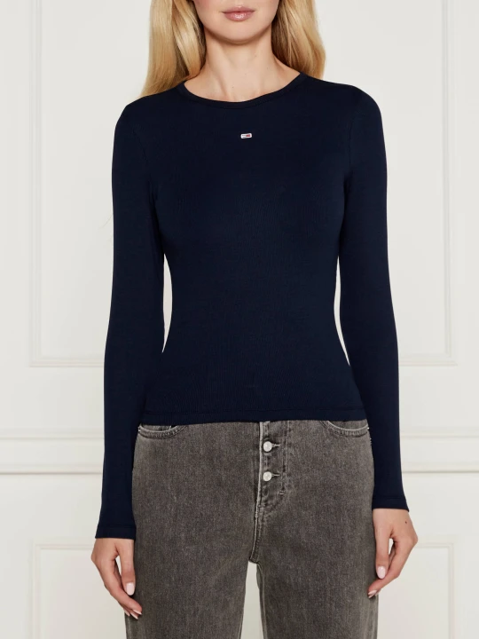 Zdjęcie produktu Tommy Jeans Bluzka ESSENTIAL | Slim Fit granatowy