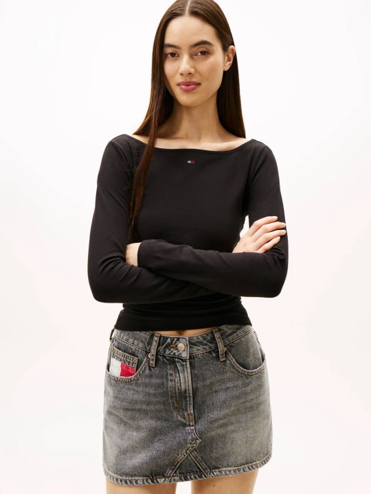 Zdjęcie produktu Tommy Jeans Bluzka | Slim Fit czarny