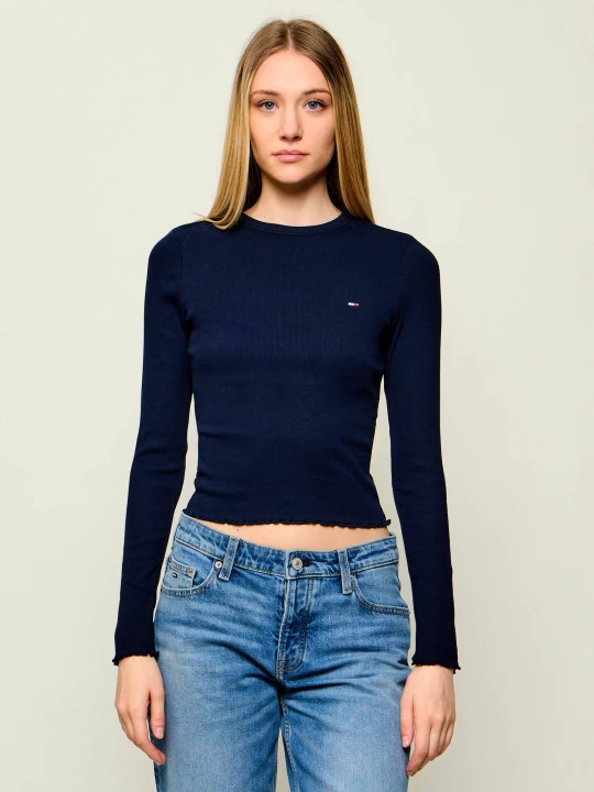 Zdjęcie produktu Tommy Jeans Bluzka | Slim Fit granatowy
