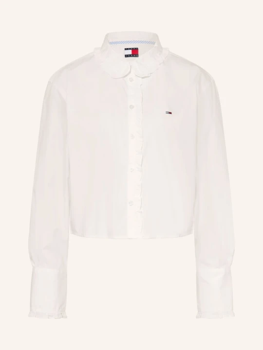 Zdjęcie produktu Tommy Jeans Bluzka Z Falbanami beige