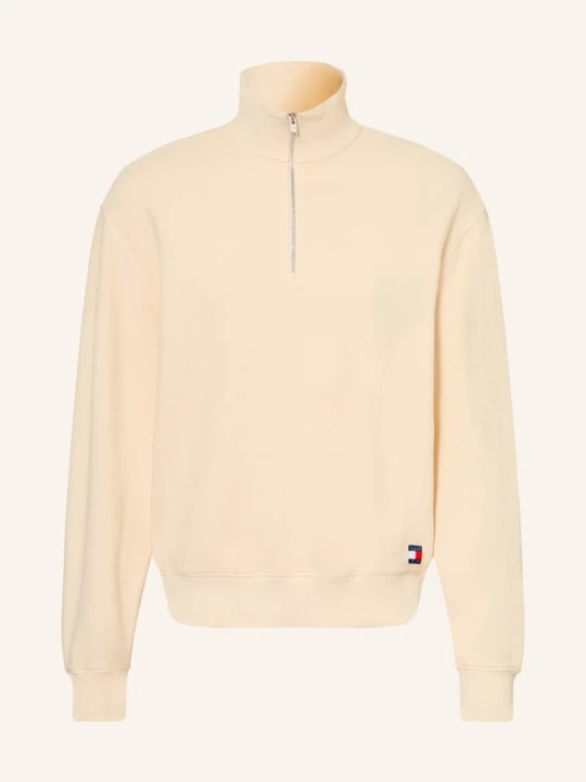 Zdjęcie produktu Tommy Jeans Bluzka Z Pikowanym Kołnierzem beige