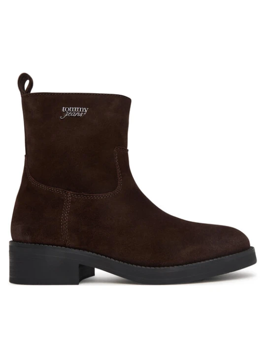 Zdjęcie produktu Tommy Jeans Botki Chelsea Boots EN0EN03078 Brązowy ciemny