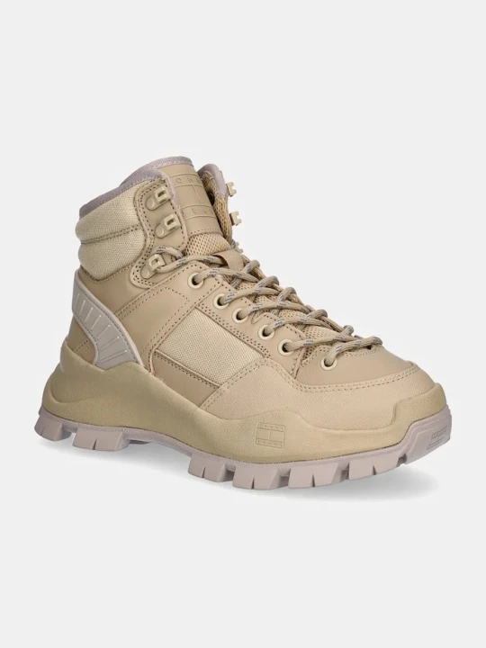 Zdjęcie produktu Tommy Jeans botki TJW FEMININE HYBRID BOOT beżowy