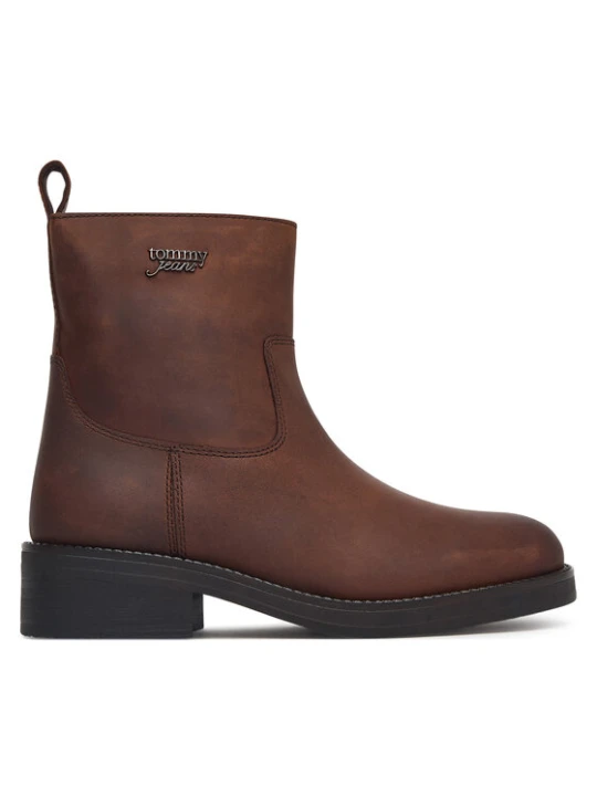 Zdjęcie produktu Tommy Jeans Botki Tjw Soft Sole Chelsea Boots Lth EN0EN03080 Brązowy