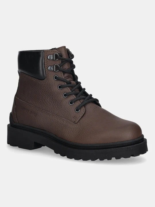 Zdjęcie produktu Tommy Jeans buty TJM LACE UP BOOT LEATHER brązowy