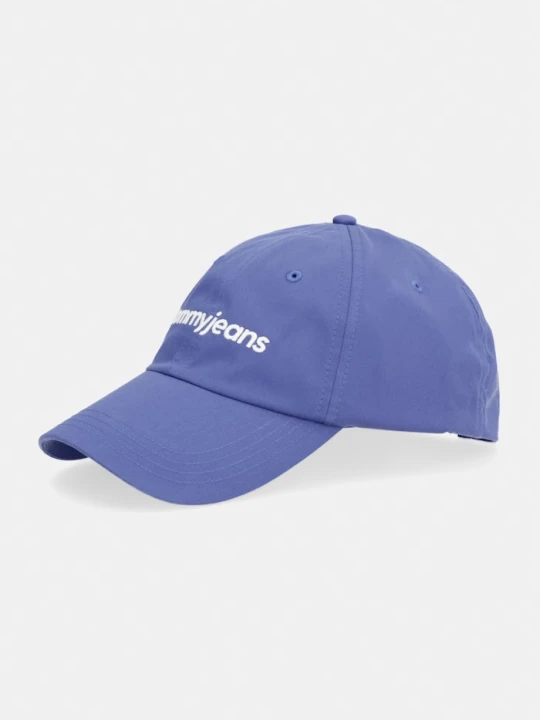 Zdjęcie produktu Tommy Jeans czapka bejsbolówka męska bawełniana niebieski